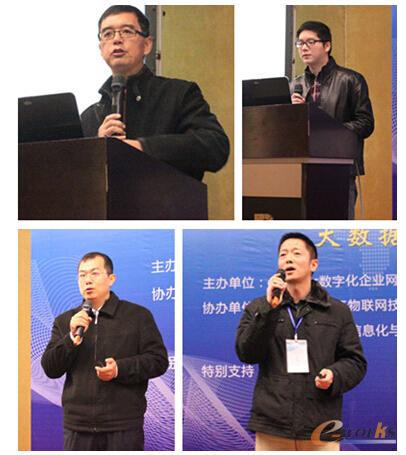 大自然家居田国生（左上）、长飞光纤黄子恒（右上）、东风日产陈刚（左下）、广汽本田郑文江（右下）