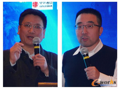 左 华中科技大学材料学院教授史玉升、右 e-works咨询总监杜玮