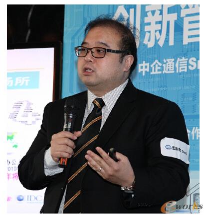 中企通信信息科技及安全服务部高级副总裁邝伟基