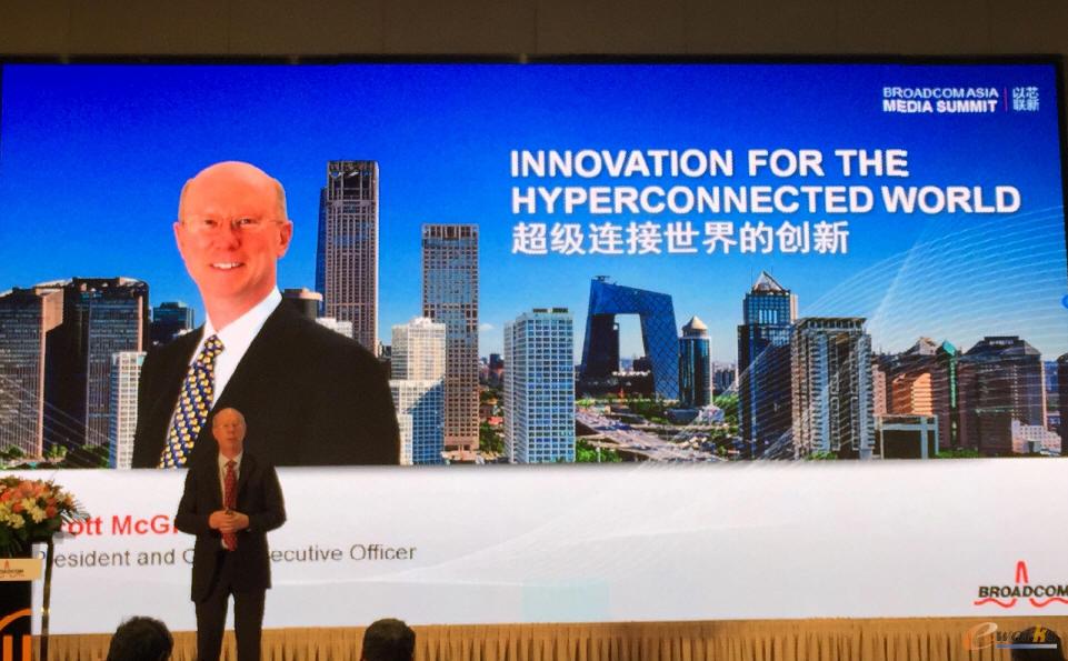 博通全球总裁兼CEO Scott McGregor