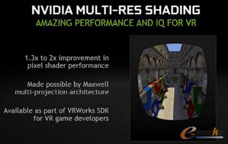 Multi-res Shading可带来30%~100%的性能改善