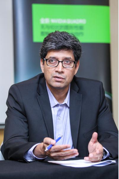 NVIDIA专业视觉解决方案全球高级产品总监Sandeep Gupte