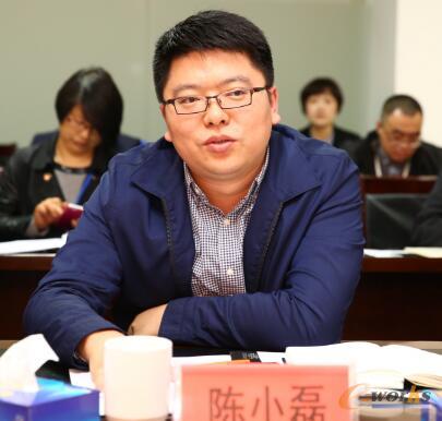 陈小磊介绍两化融合工作上的典型做法和经验