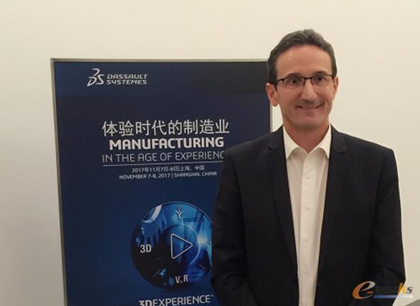 达索系统制造与供应链高级副总裁Philippe Charlès