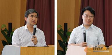 图3 e-works CEO黄培博士（左）  e-works总经理胥军博士（右）
