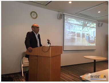 Autodesk公司日本总部董事长（代表取缔役）中村共喜对考察团的到来表示了热烈欢迎