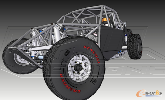 Solid Edge创成式设计完成的Hall Designs沙漠越野车
