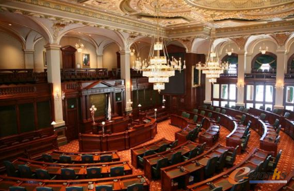 空荡荡的伊利诺斯州众议院