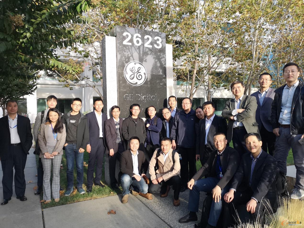 2018年10月30日下午,e-works第七届美国工业创新与物联网应用考察团走进位于旧金山东部圣拉蒙市(San Ramon)的GE DIGITAL(GE数字集团)总部。