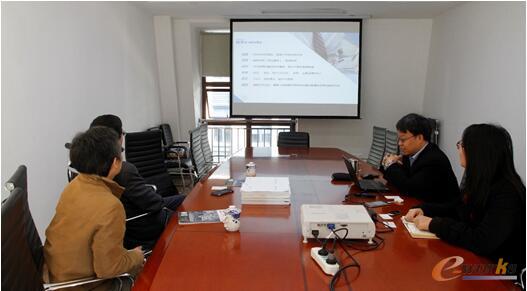 美国密西根大学迪尔本分校陈玉宝教授一行到e-works总部交流