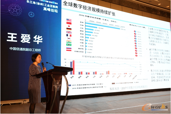 中国信通院副总工程师王爱华作主题演讲言