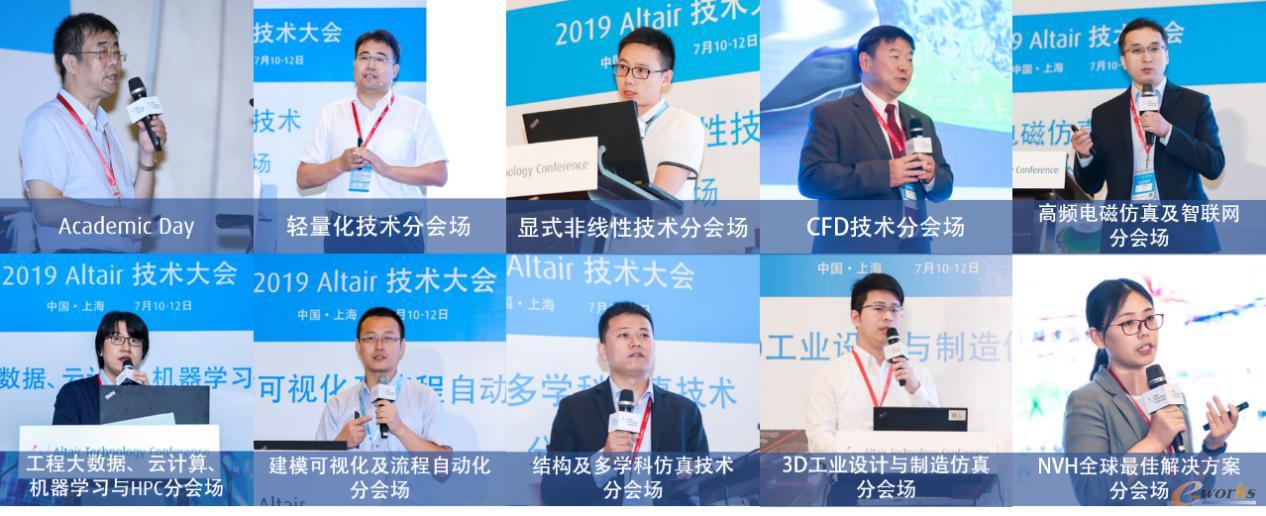 2019 Altair技术大会学术日及分会场部分发言人