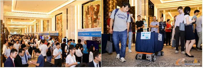 外场展台人头攒动