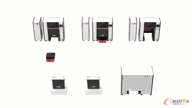 德迪激光粉床自动化连续生产系统
