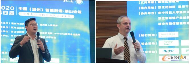 左1莫宁特中国区总经理朱伟翔、右1itelligence中国Warren Nash