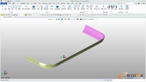 中望3D 2022实现G3连续