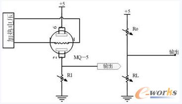 图4 MQ-5的等效电路