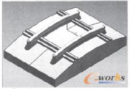 凸模实体模型