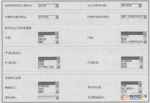 基于语义特征的零件描述示意图