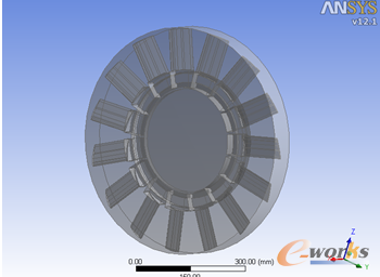 双馈异步发电机内部流场CAE仿真_CAE_产品