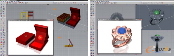 图7 solidThinking Evolve被应用于包装及首饰等多种设计项目中