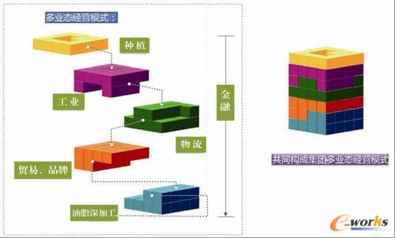 图4 “多业态”的国际化信息协同管理