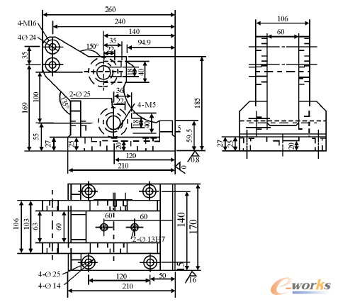 基于UG的双动折边机构运动仿真分析_CAE