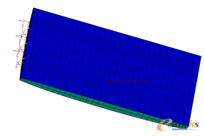 图2 某货桥有限元模型