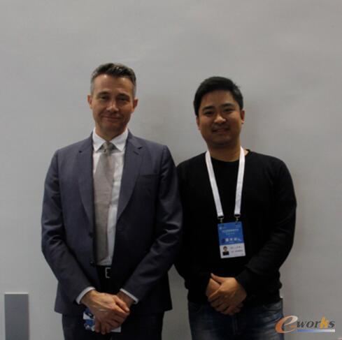 达索系统工业设备行业副总裁Philippe BARTISSOL先生、e-works智能制造门户网主编 涂彬先生