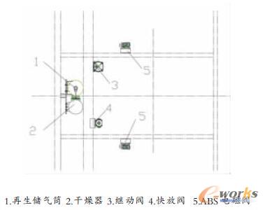图2 制动元件装配示意图