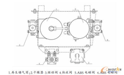 图3 制动元件集中装配示意图