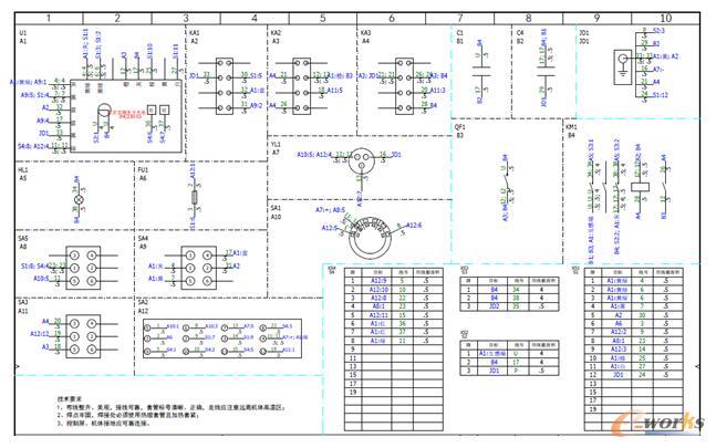图1 elecworks电气设计实例展示