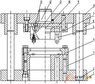 模具装配体二维工程图
