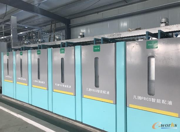 车间自动配液区域