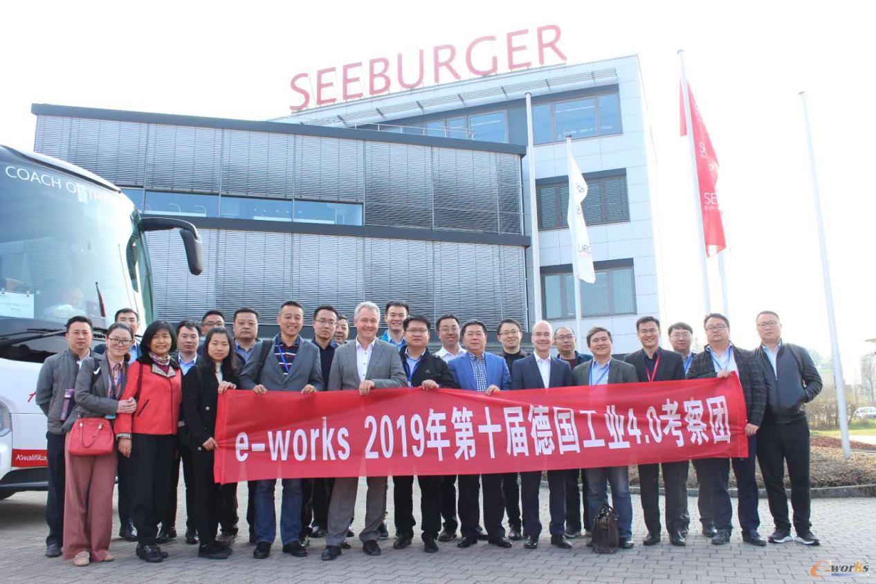 考察团成员在SEEBURGER公司合影