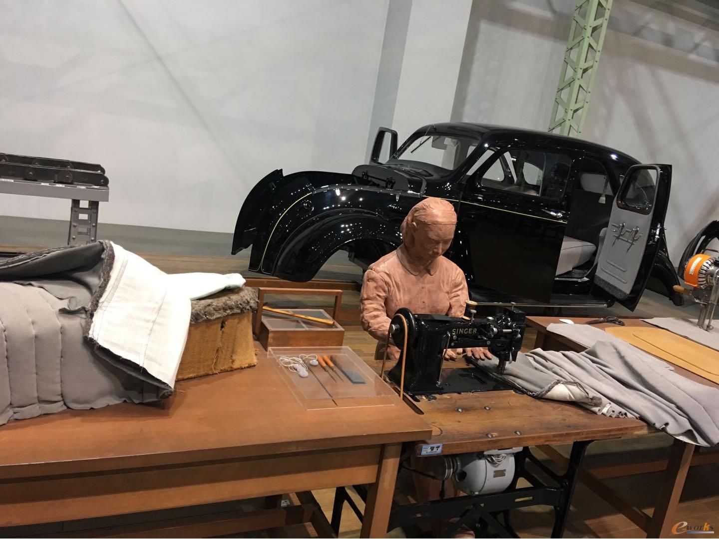 创业时期AA型车(A1型量产车)的内饰制作