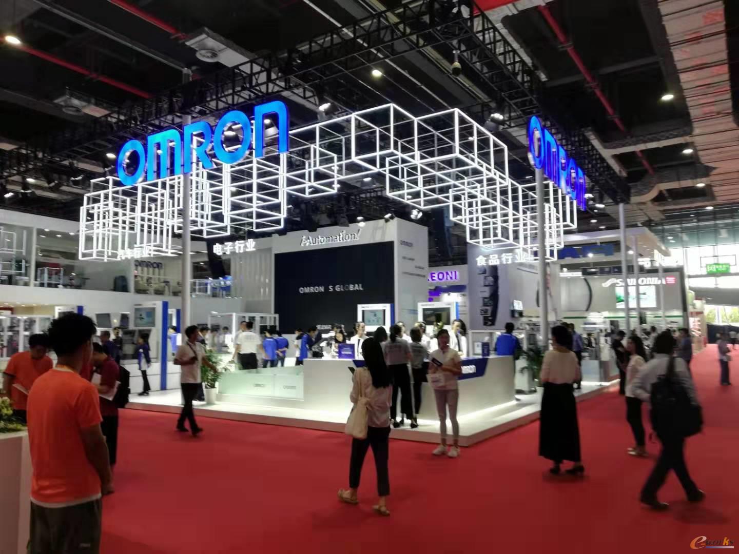 欧姆龙展台外景