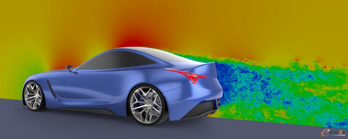 汽车虚拟风洞模型