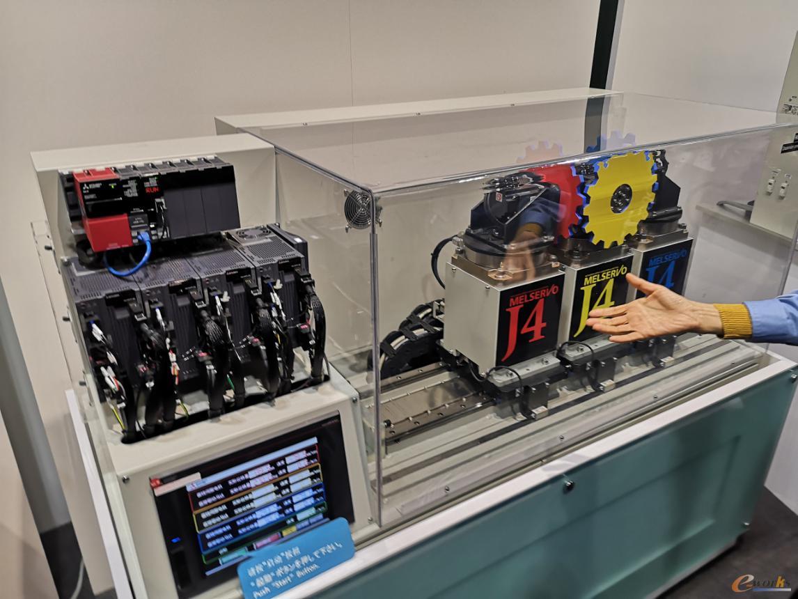 三菱电机展示电机控制系统