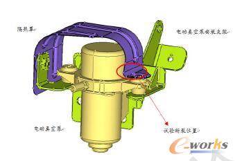 电动真空泵隔热罩模型介绍