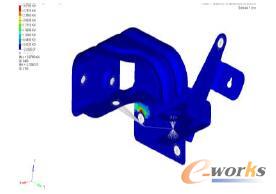 优化方案二约束模态计算结果