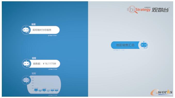 观数台机器人-观哥为企业提供对话式分析功能
