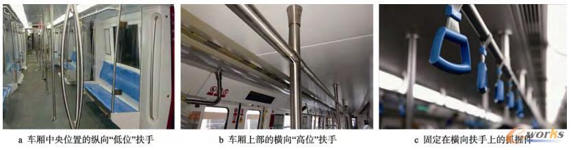 我国地铁最主要的三种地铁车辆扶手形式