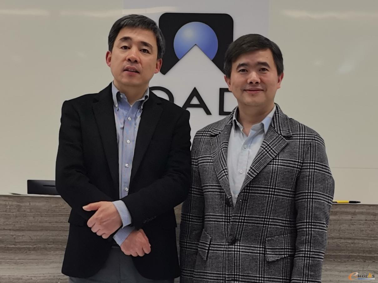 陈和平先生与黄培博士的合影