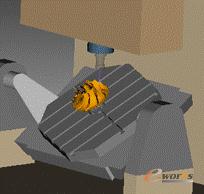 在Vericut中对刀具路径进行仿真验证