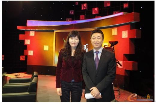 浩辰CAD做客央视《对话》节目_软件厂商_信