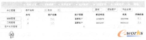 图3 客户的列表页面