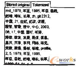 图3 对字符串分词