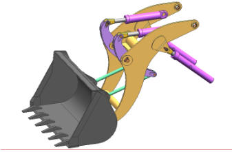 装载机工作机构运动分析_产品创新数字化(PL
