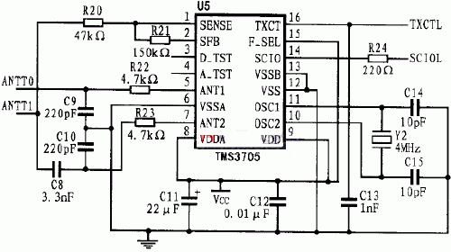 射频识别芯片在汽车智能防盗报警装置中的应用